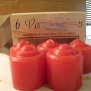 VINTAGE DALTON Votive Candles Red In Original Box💖SPECIAL DEAL💖 price is firm